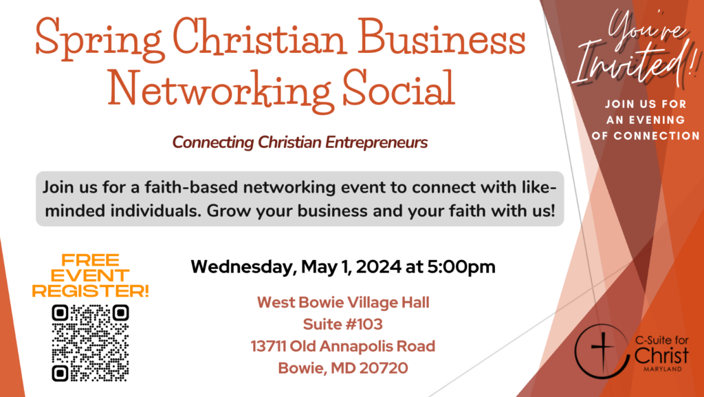 Spring Christian Business Networking Social